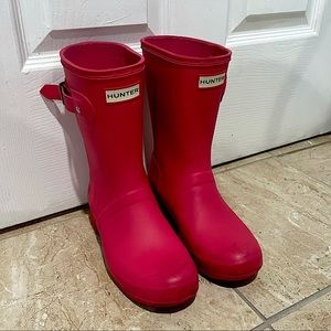 Pink Hunter Rain Boots
